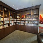 Bookshelves at Gilda's Club Madison